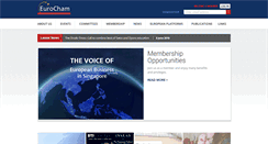 Desktop Screenshot of eurocham.org.sg