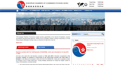 Desktop Screenshot of eurocham.com.hk
